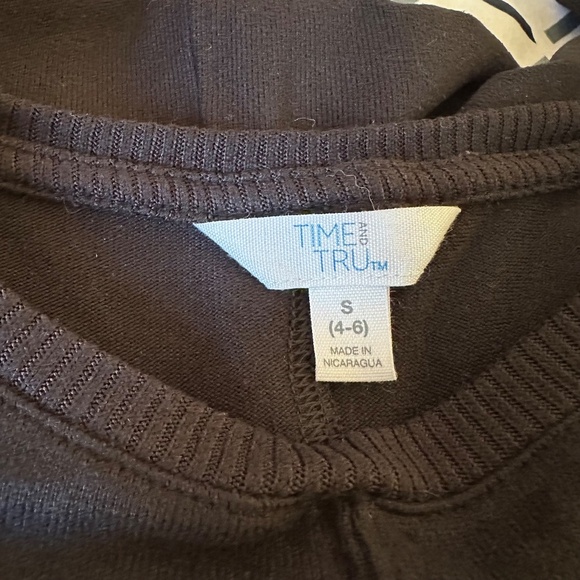 *TIME AND TRU* Black Long Sleeve Center Seam Fashion Sweater Size Small … - Picture 6 of 8